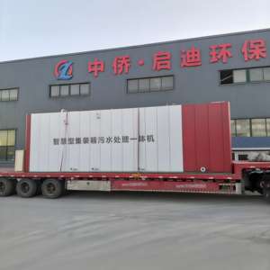 Filtros antiobstrucción que ahorran espacio para zonas de Servicio de Carreteras Atracciones ZQQD Box Equipo de tratamiento de aguas residuales integrado - Product Image 3