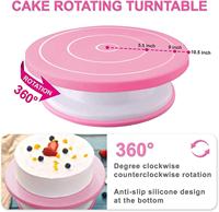 Kit de 255 outils de pâtisserie très demandé : douilles, poches à douille jetables, support à gâteau, plateau tournant et ustensiles de décoration pour gâteaux