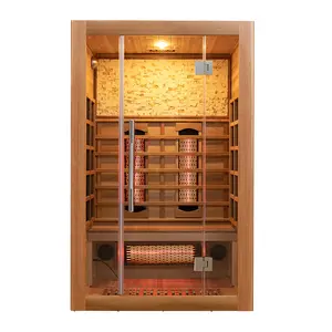 Halo Therapy Far Infrared Sauna Cabin Himalayan Salt Oxygen Ionizer Infrared Sauna