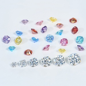 Pierres précieuses de laboratoire cultivées Xingyue Gem, grenat rose, jaune, violet, bleu, couleur, coupe coussin, pierres précieuses en vrac, moissanite - Product Image 5