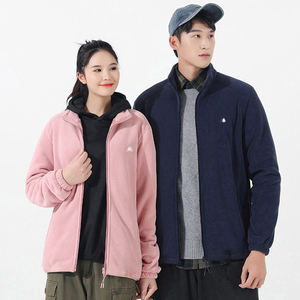 <span class=keywords><strong>Polaire</strong></span> super douce Ollie pour femmes automne/hiver épaissie col montant fermeture éclair <span class=keywords><strong>polaire</strong></span> Softshell doublure intérieure pour hommes - Product Image 2