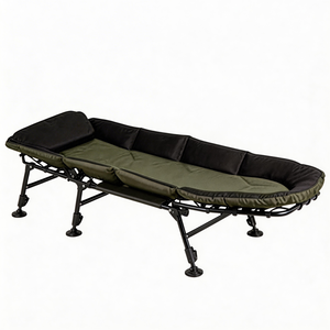 Cama Plegable Extra Grande para Acampar, Soporta 180 kg, Altura Ajustable, para Caza y Pesca al Aire Libre - Product Image 3