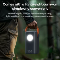 Batterie externe 100W avec logo personnalisé, affichage numérique, sortie Type C, charge rapide, 60000mAh pour ordinateur portable, support de chargeur portable