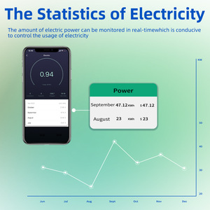 Enchufe Inteligente WiFi con Monitor de Energía y Temporizador, Resistente a Manipulaciones IP44, Compatible con Google Home y Alexa, Estándar Estadounidense - Product Image 3