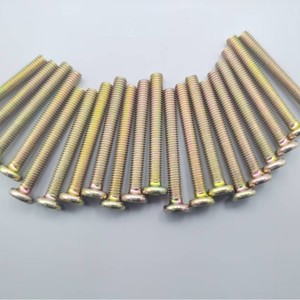 Pernos para Muebles de 6x10 a 6x60 mm, Totalmente Roscados, Cabeza Plana Hexagonal, Nivel 4.8, DIN GBT 78 2007, Accesorios para Muebles - Product Image 1