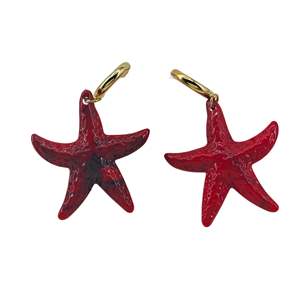 Pendientes de Estrella de Mar en Acero Inoxidable 316L con Baño de Oro PVD, Joyería de Moda Sostenible y Resistente - Product Image 1