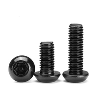 M3 M4 M5 M6 M8 M10 noir acier inoxydable 304 inviolable Machine étoile boulons de sécurité Torx bouton vis à tête avec goupille