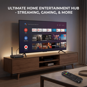 กล่องทีวีแอนดรอยด์ Amlogic S905Y4 รองรับ 4K HDR10+ <span class=keywords><strong>AV1</strong></span> USB 3.0 ระบบปฏิบัติการ Android 11.0 กล่องทีวี Quad Core A35 พร้อมฟังก์ชั่น Screen Mirroring - Product Image 2