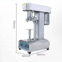 Machine de scellage de boîtes de café pour poudre de thé matcha, scellage hermétique, électrique semi-automatique, qualité alimentaire, pour magasin