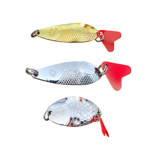 Esche da pesca in metallo per esche per trote 3.5g esche per trote per spigole artificiali esche dure - Product Image 1