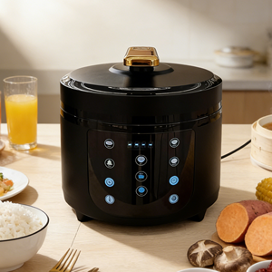 Autocuiseur Électrique Multifonctionnel 5L pour la Maison, Cuisson Riz et Ragoûts, Contrôle Micro-ordinateur, Cuisinière à Riz à Couvercle Amovible Pres KC03001 - Product Image 1