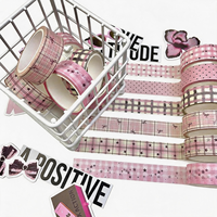 Cinta Adhesiva Decorativa Impermeable de Calidad Premium con Diseño Personalizado, Proveedor Mayorista de Cinta Washi para Scrapbooking y Envoltura de Regalos