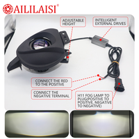 Nouveau phare antibrouillard LED H11 en aluminium de 2,0 pouces avec lentille de projecteur, étanche IP-67, faisceau haut/bas pour Série 3 2005-2008