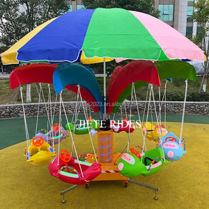 Chaise balançoire en forme de parapluie Mini manège pour enfants Mini carrousel pour <span class=keywords><strong>location</strong></span> commerciale - Product Image 1