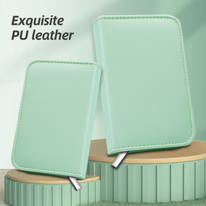 Juego de manicura y pedicura de acero inoxidable de 22 piezas en stock que incluye cortaúñas y estuche verde con cremallera, juego completo de herramientas para uñas - Product Image 4