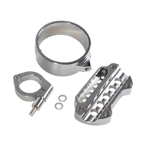 Support de compteur de vitesse pour moto, en aluminium CNC chromé, pour Harley-Davidson Street Bike, placement avant - Product Image 4