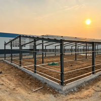 Kit de construction d'entrepôt préfabriqué en structure métallique de qualité industrielle, durable, pour atelier, hangar et entrepôt de stockage