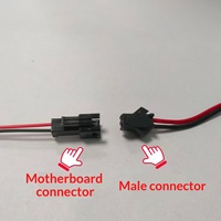 Connecteur mâle-femelle Xinxing SM-2P à 2 broches pour câble de 7,4 V CC 2 A, idéal pour l'alimentation des jouets LED et les applications aériennes