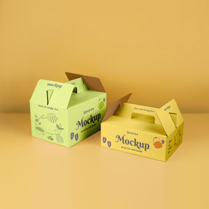 Boîte pliante en papier pour cerises, personnalisée par le fabricant, emballage de stockage de fruits en carton écologique - Product Image 3