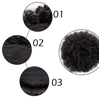 Shoobioo — Chignon à cheveux synthétiques, postiche avec bande élastique ajustable, de haute qualité et à bas prix, gros