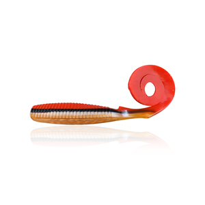 Leurre de pêche souple en plastique bicolore imprimé à queue longue de 30 cm et 73 g pour la pêche en jigging en rivière, lac, ruisseau, océan et en bateau - Product Image 2