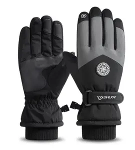 Winter wasserdicht Warm Snow Snowboard Ski Schweins leder Fäustlinge Handschuhe