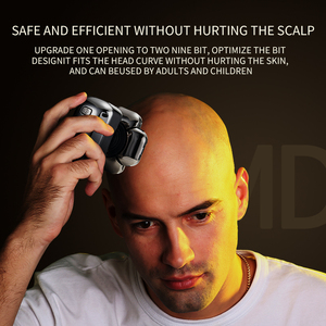 Bald <b>Razor</b> Machine Shaving 7D Floating <b>Head</b> LCD Display Waterproof Portable Beard Rechargeable Men's Electric Shaver - Product Image 4
