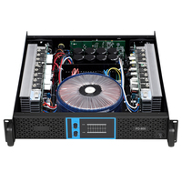 Amplificateur de puissance professionnel PO-800 2U 2 canaux 2x800W-1000W à montage en rack classe D pour scène, DJ, KTV, système PA