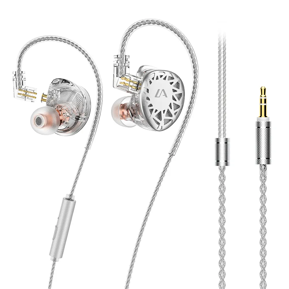 LAFITEAR LF3 бесплатные образцы гибридные 1DD + 1EST наушники-вкладыши Игровые наушники гарнитура наушники-вкладыши