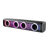 Sistema de Cine en Casa Inalámbrico, Barra de Sonido con Altavoz Bluetooth y Subwoofer