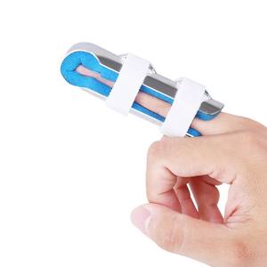 Attelle de doigt transfrontalière en alliage d'aluminium et éponge, réglable avec fermeture auto-agrippante, lot de 3, unisexe, usage général, protection de base - Product Image 5