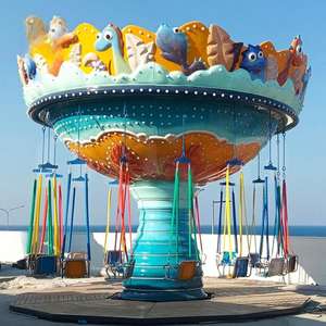 كرسي طائر ميكانيكي فاخر دوار ومتأرجح بـ 24 مقعدًا لمدينة الملاهي الخارجية - Product Image 6