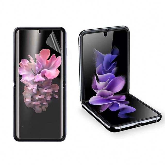 High Quality Grade AAA HD Ultra-Thin Full Cover 3D 9H Tempered Glass Screen Protector for Z Flip Anti-Spy Anti-Shock