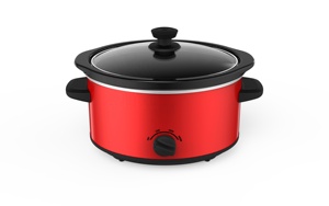 Cuiseur à mijotage électrique <span class=keywords><strong>4</strong></span> quad, cuisson de comptoir, avec ouverture amovible pour la friture, les soupe et les ragoût, lavable au lave-vaisselle - Product Image 5