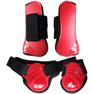 N. 5 resistente protezione della gamba del cavallo <span class=keywords><strong>salto</strong></span> ostacolo <span class=keywords><strong>salto</strong></span> elastico cuscinetto interno in PU cuscino ispessito per proteggere la gamba del cavallo in sella - Product Image 1