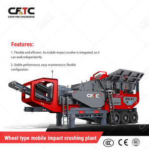 CFTC Planta Móvil de Alta Eficiencia con Ruedas para Trituración de Residuos de Hormigón, Trituradora de Impacto para Piedra y Grava de Cantera en Venta, con Motor, Rodamientos y PLC - Product Image 4