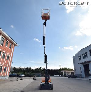 4x4x4 JLG <span class=keywords><strong>Genie</strong></span> 21m 32m 38m Elevador telescópico portátil hidráulico diesel do crescimento do mini elevador elétrico para a construção - Product Image 3