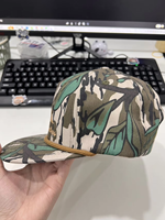 Casquette Snapback à 5 Panneaux Imprimé Camouflage, Casquette de Baseball Unisexe Ajustable à 6 Panneaux Style Urbain, Tissu Sergé Décontracté Printemps-Été