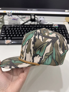 Casquette Snapback à imprimé camouflage, 6 panneaux, réglable, unisexe, style streetwear, casquette de baseball, printemps été, tissu sergé décontracté - Product Image 5