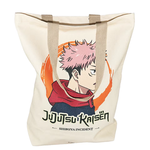 Sac fourre-tout en toile de coton biologique imprimé anime japonais pour le shopping Sac en gaze de coton pliable et écologique pour enfants - Product Image 3