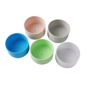 Funda Protectora de Silicona para Vasos, Aislamiento Térmico, Antideslizante, Portavasos de Viaje, Color Sólido, Apto para Lavavajillas, Plástico - Product Image 2