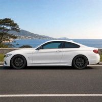 Jante en alliage forgé 5x112 à rayons profonds concaves, finition noir mat, compatible avec BMW Série 4 F32 F36
