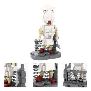 Pirámide de la cabeza de la enfermera juego de terror película personaje Bogeyman montar modelo acción DIY bloques de construcción niños juguetes de regalo - Product Image 4
