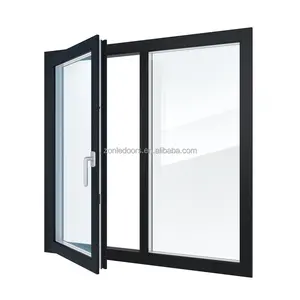 House Glass Windows Customizable Design Aluminium Casement Window