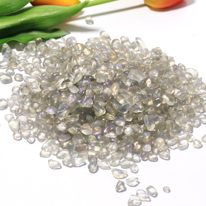 Prezzo di fabbrica di vendita Aura di cristallo di quarzo angelo guarigione pietre cadute trucioli di <span class=keywords><strong>ghiaia</strong></span> per le decorazioni Fengshui tecnica levigata - Product Image 1