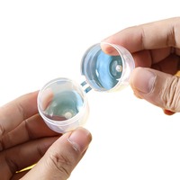 Vente flash : Capsules vides pour Gashapon, jouets en forme de boule, 32 mm x 47 mm, transparentes, colorées, en plastique, boules colorées en vrac, jouets bon marché