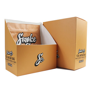 Paper Display Box Carton Boxes White Cardboard With Custom Logo Printed