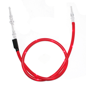 Tuyau de narguilé jetable fantaisie à usage unique en PVC de 1.8 mètres avec tube en verre tuyau de poignée en éponge pour fumer des accessoires de narguilé shisha - Product Image 1