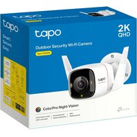 Cámara de Seguridad Wi-Fi para Exteriores TP-Link Tapo C310/C320WS, Paquete Doble, 2K QHD, IP66, Impermeable, Visión Nocturna a Color