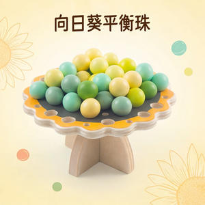 Juguete de Rompecabezas de Bambú Equilibrado - <span class=keywords><strong>Juego</strong></span> de Ensamblaje de Bolas Hecho a Mano para Entrenamiento de Concentración y Alivio del Estrés - Product Image 1